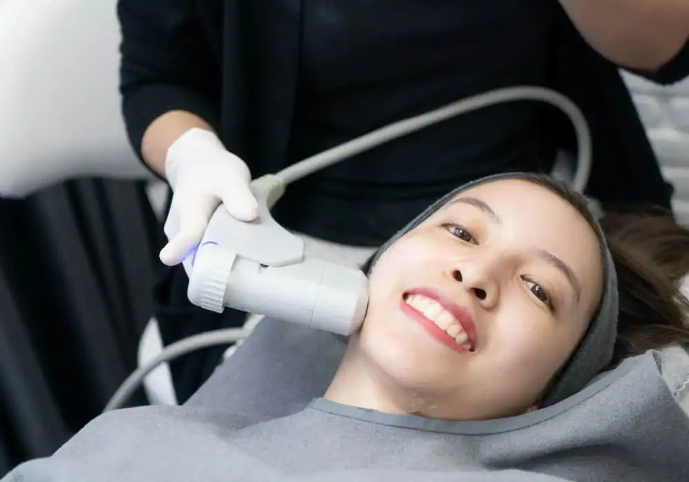 HIFU treatment Peterborough in progress