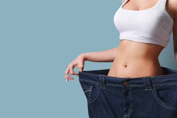 woman after fat reduction treatment Peterborough