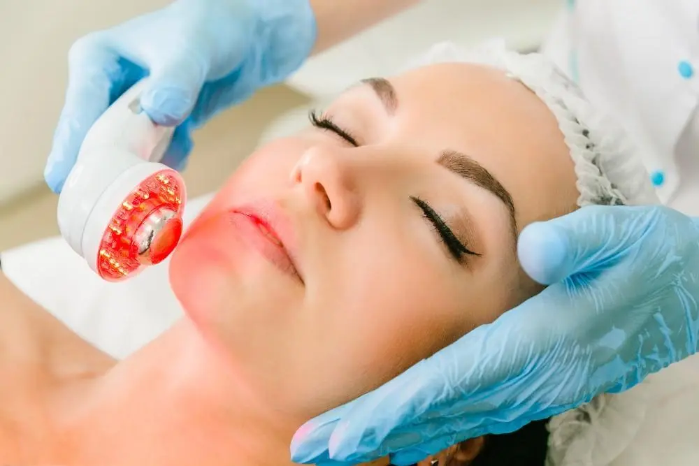 woman having non-surgical Morph8 treatment Peterborough