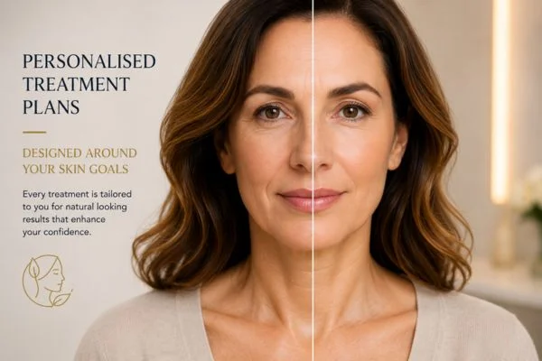 Before and after results of Collagen Lift Therapy Peterborough